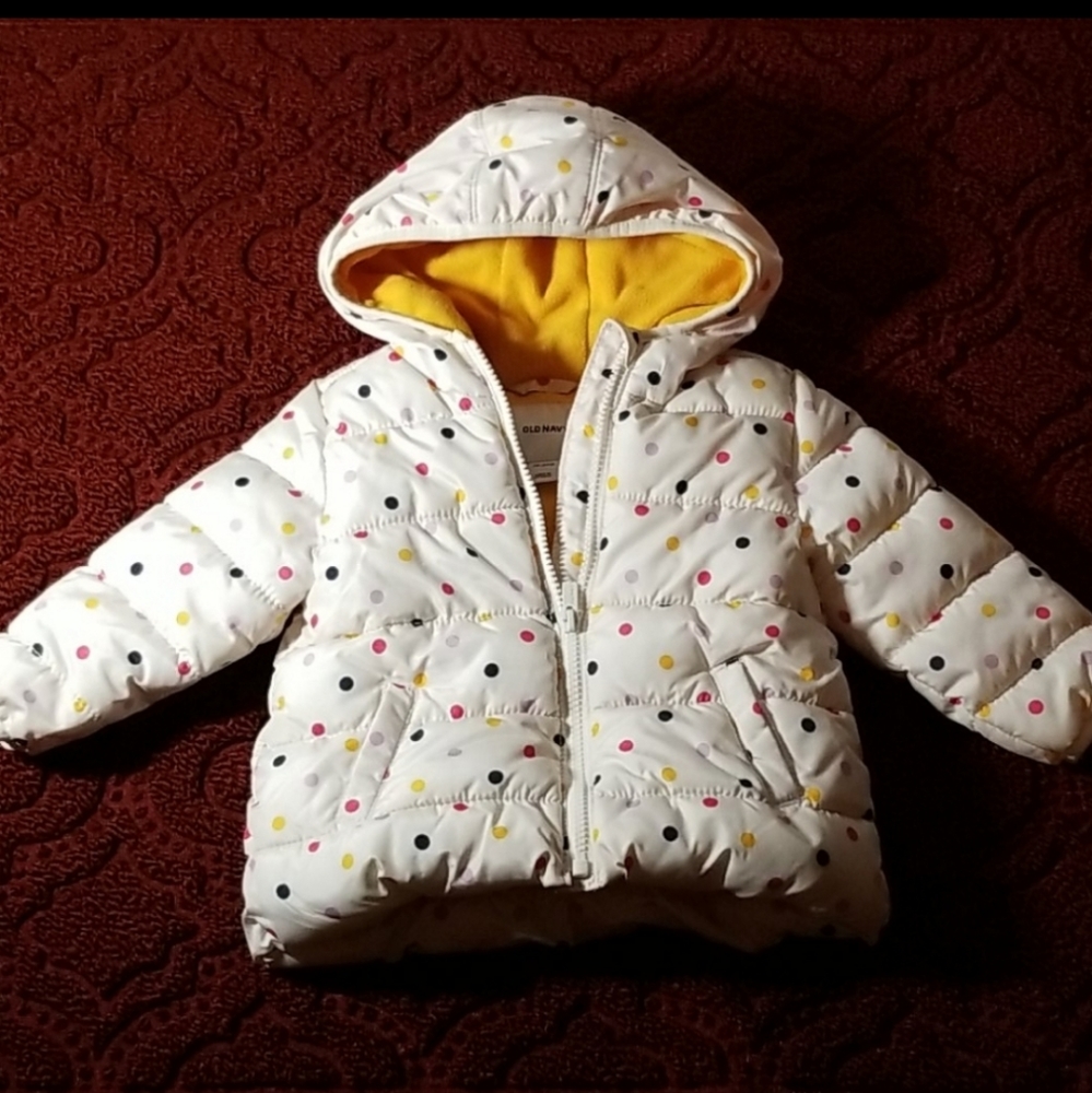 Baby girl winter puffer jacket